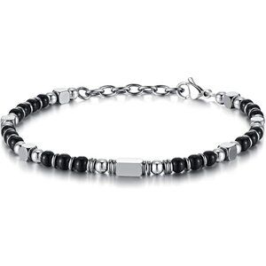 Black Trendy Beaded Boho Bracelet